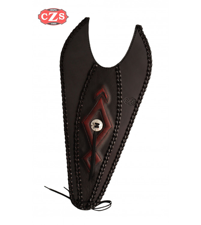 Leather tank panel for Suzuki Intruder C800 mod, ITALICO Celtic -Tribal -