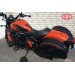 Alforjas Rígidas para Kawasaki Vulcan S 650 - 2018 - mod, VENDETTA Específicas - Perfil Naranja 