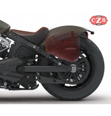 Alforja para Indian® Scout® Bobber mod, HERCULES Marron Izquierda - Específica 