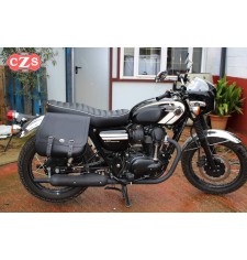 Satteltaschenset für  Kawasaki W800 mod, SCIPION  Basic Anpassungsfähig -  Schwarz