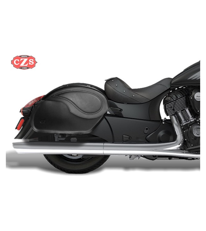 Rigid Saddlebags for Indian® Chief Dark Horse® mod, VENDETTA - Basic - Specific