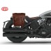 Sacoche pour Indian® Scout® Bobber mod, ADRIANO Basique - Brun - DROITE