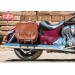 Side saddlebag for Indian® Chief® Classic mod,TRAJANO Basic - Light Brown - Specific