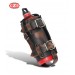 Adjustable bottle holder for Custom and Classic Motorcycles - Brown