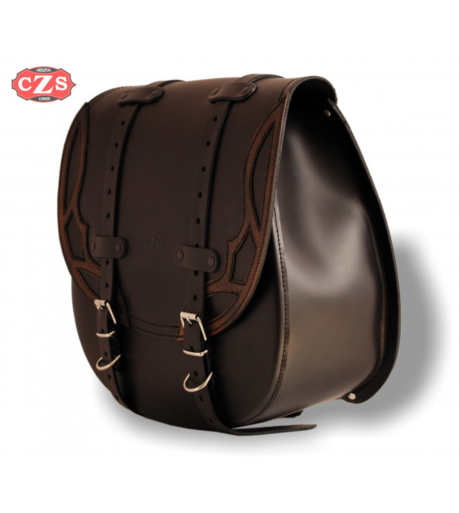 Satteltasche mod, WILD BANDO Basis UNIVERSAL - Ziegenhaar -