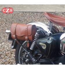 Alforja para Royal Enfield Classic 500 mod, OLIMPO Básica - marrón claro - Adaptable