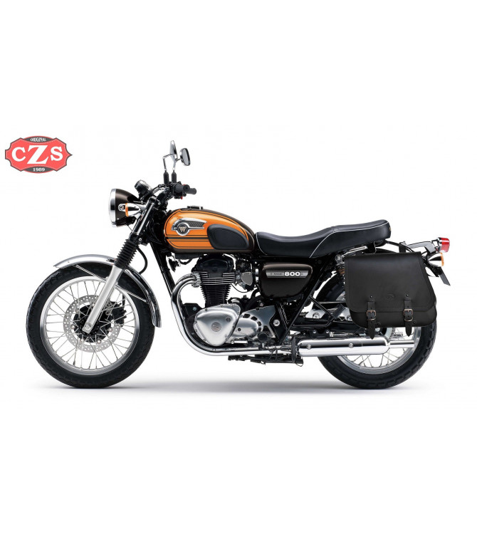 Satteltasche - Kawasaki W800 - mod, SCIPION Basic - Links - Schwarz