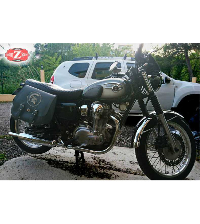 Alforja Lateral Derecha para Kawasaki W 800 mod, SCIPION Personalizada