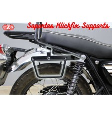 Set of saddlebags for  Kawasaki W800 mod, SCIPION Basic - Adaptable - Black