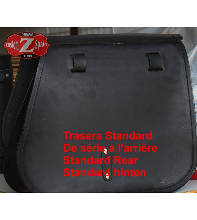 Set de sacoches pour  Kawasaki W800 mod, SCIPION Basic -  Adaptable - Noir