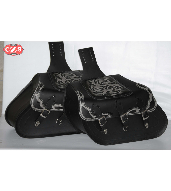 Rigid Saddlebags mod, SUPER STAR Basic - Tribal TEX - UNIVERSAL