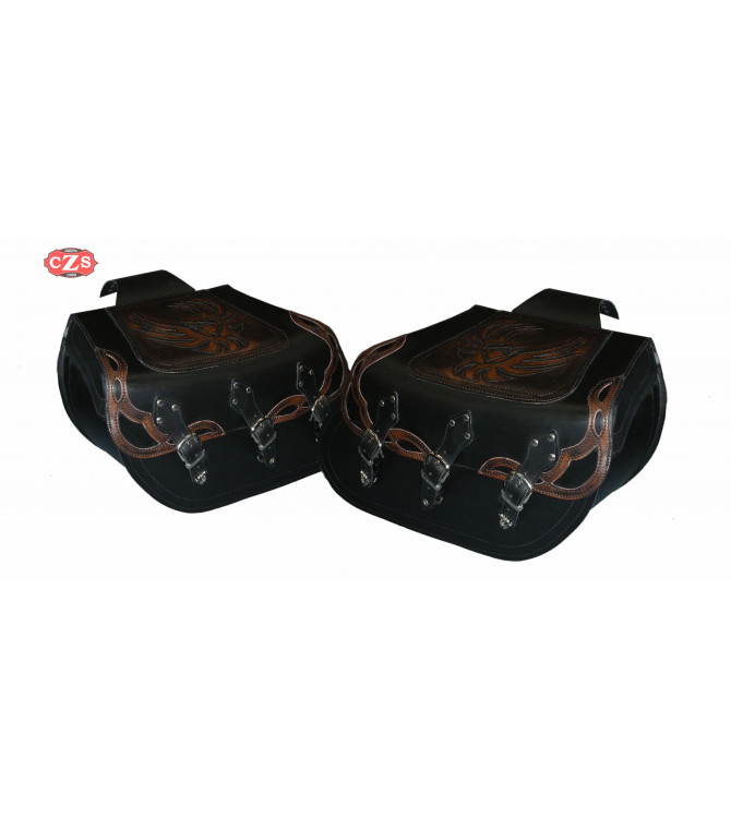 Rigid Saddlebags mod, SUPER STAR Basic - Tribal TEX - UNIVERSAL