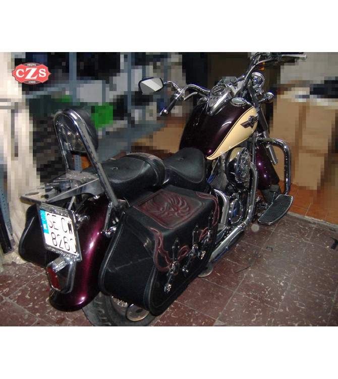 Rigid Saddlebags mod, SUPER STAR Basic - Tribal TEX - UNIVERSAL