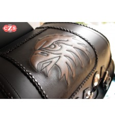 Rigid Saddlebags for Honda valkyrie mod, SUPER STAR Basic - Eagle - Braided Specific