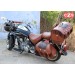 Rigid Saddlebags mod, SUPER STAR Classic light brown -  Big Boss - Braided and Fringes UNIVERSAL