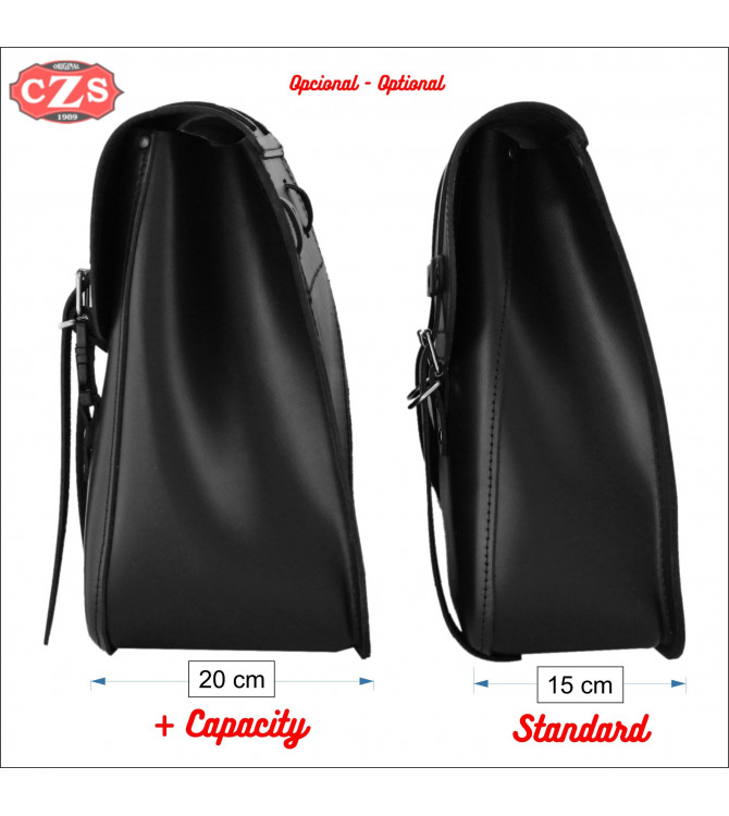 Satteltasche für Sportster Harley Davidson mod, SCIPION - Hohl Dämpfungs - Spezifische - LINKS