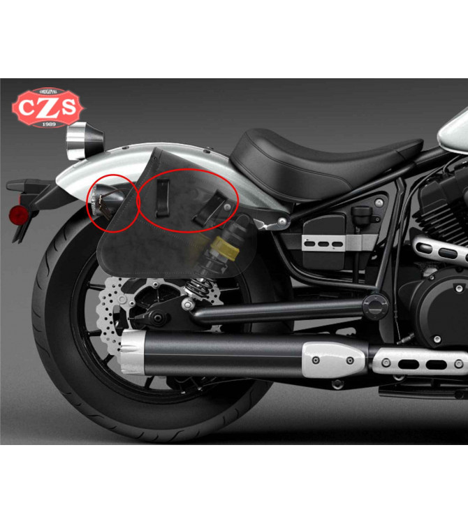 Sacoche pour Yamaha XV950 Bolt - mod, LEGION Basic Specific - GAUCHE