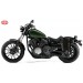 Alforja para Yamaha XV950 Bolt mod, CENTURION Negra / Verde - Específica - IZQUIERDA