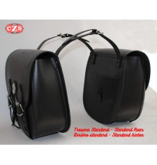 Saddlebag Set for W800 - W650 kawasaki - mod, BASIC TEBAS - Specific