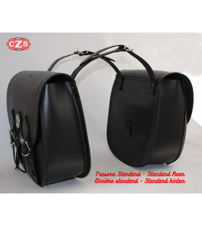 Saddlebag Set for W800 - W650 kawasaki - mod, BASIC TEBAS - Specific