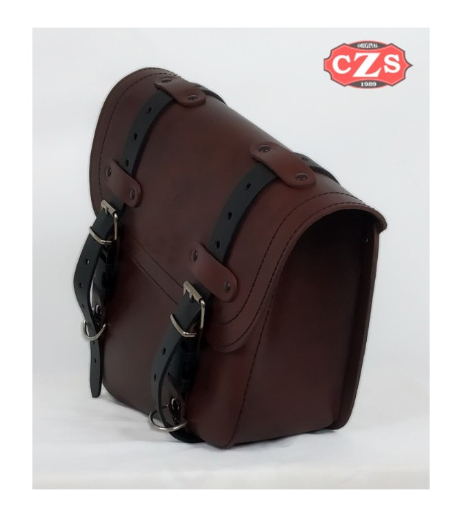 Swing saddlebag mod, HERCULES Brown / Black - DROITE - UNIVERSAL