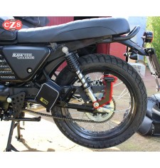 Satteltasche für Hanway Raw 125 Cafe Racer mod, CENTURION Anpassungsfähig - LINKS