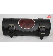 Tool bag Custom Crâne Red Vintage - 29 cm x 11 Ø -