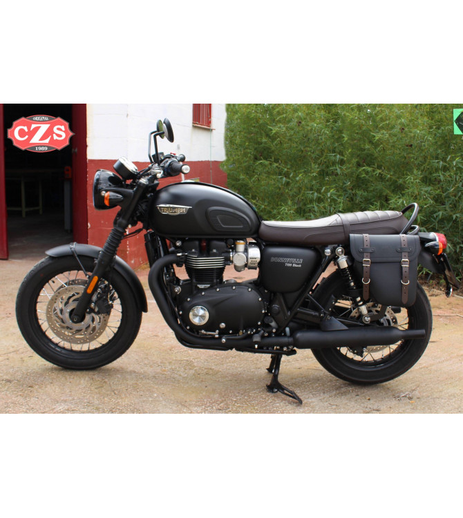 Saddlebag mod, CENTURION - Black/Moka - UNIVERSAL - LEFT