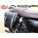 Alforja para Triumph Bonneville T100/T120 mod, CENTURION Derecha - Negro/Moka - Adaptable 