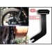 Sacoche pour Triumph Bonneville T100 / T120 mod, CENTURION Droite - Noir / Moka - Adaptable