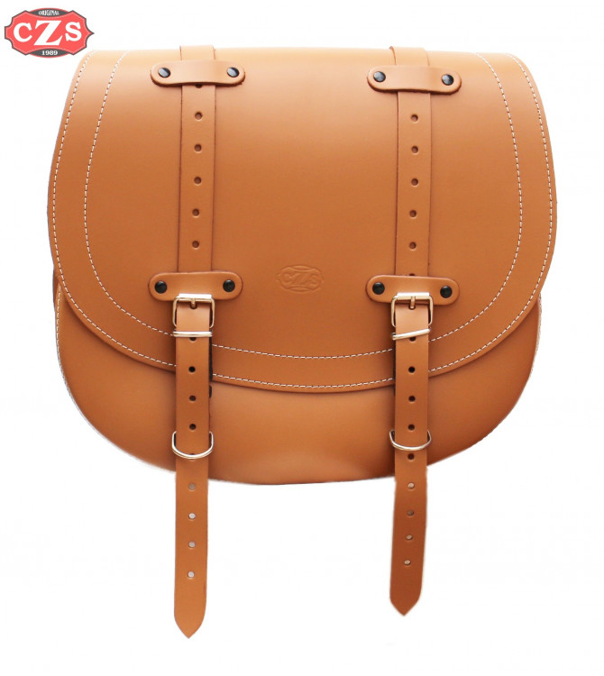 Satteltasche Royal Enfield Classic Battle Green 500 mod, BANDO Basis - KAMEL -Spezisfiche - RECHT