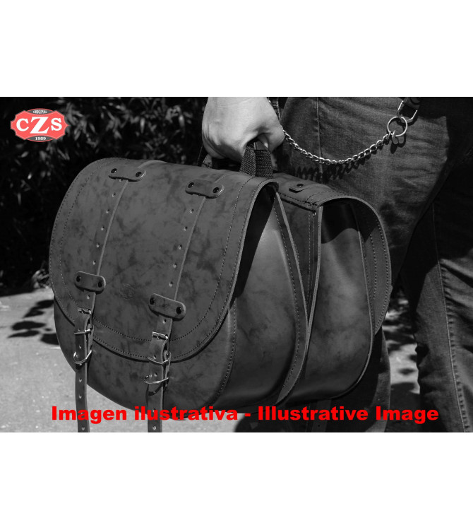 Saddlebag for Kawasaki W 800 mod, TORMENTA Basic - Adaptable - RIGHT