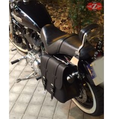 Sacoche pour Sportster Harley Davidson mod, SCIPION - Creuse Amortisseur - Spécifique - GAUCHE