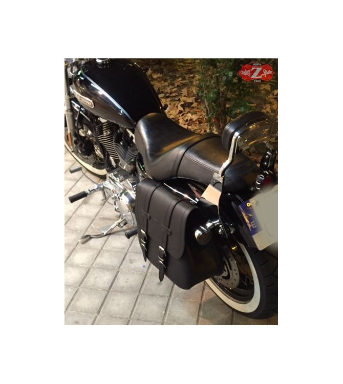Alforja para Sportster Harley Davidson mod, SCIPION - Hueco Amortiguador - Específica - IZQUIERDA