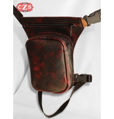 Bolso Pernera REVOLVER  - Old Rat Rojo