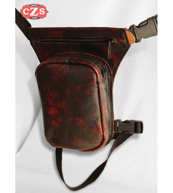 Bolso Pernera REVOLVER  - Old Rat Rojo