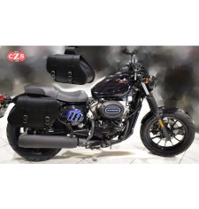 Juego de Alforjas para Hyosuns Aquila GV 125 Bobber mod, COMANDO Básicas - Adaptables