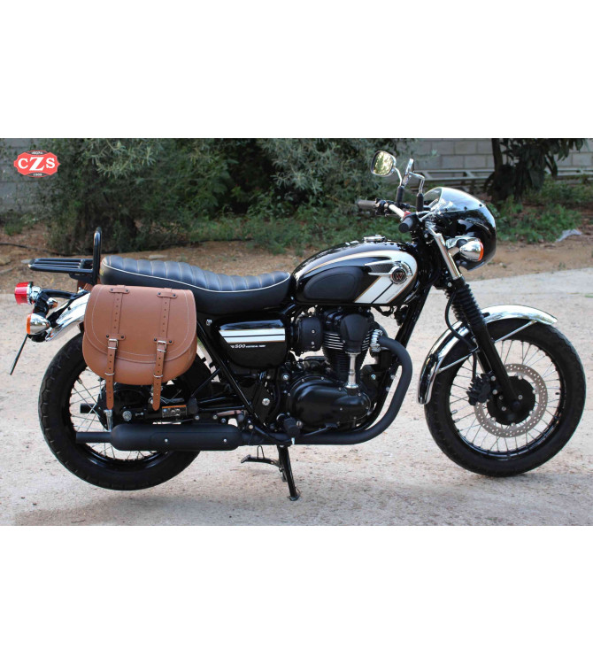 Set de alforjas para Kawasaki W800 mod, BANDO Básicas - Con Sistema klickfix - Desmontables