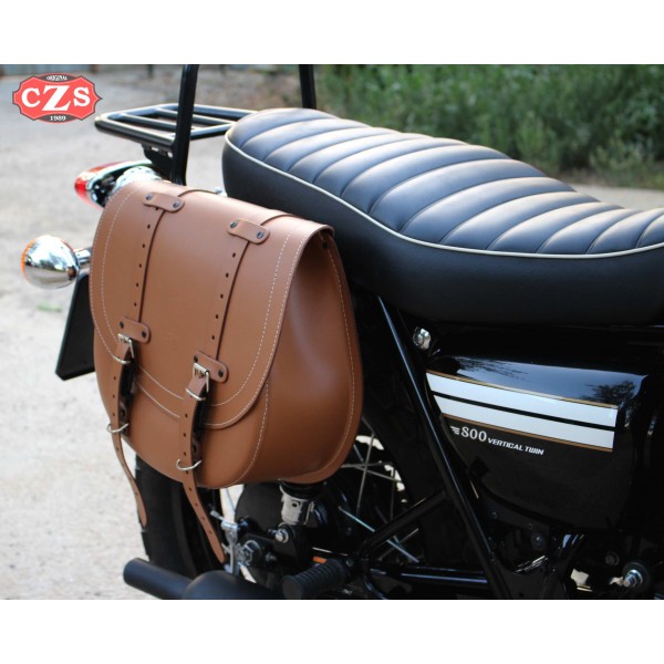 Saddlebag set for Kawasaki W800 mod, BANDO Basic With klickfix system Detachable