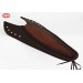 Leather tank panel mod, ITALICO Classic - Brown Croco - UNIVERSAL