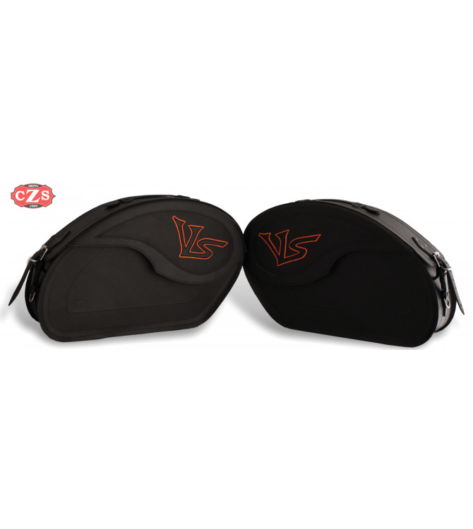 Starr Satteltaschen Kawasaki Vulcan S 650 mod, VENDETTA VS Spezisfiche - Orange VS -