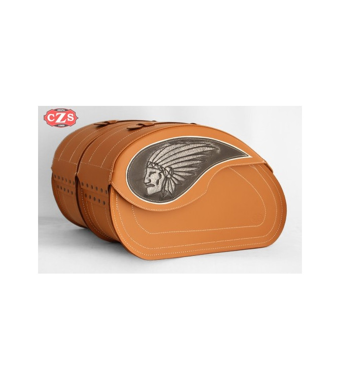 Rigid Saddlebags for Indian Chief Classic mod, NAPOLEON - Big Boss - Specific