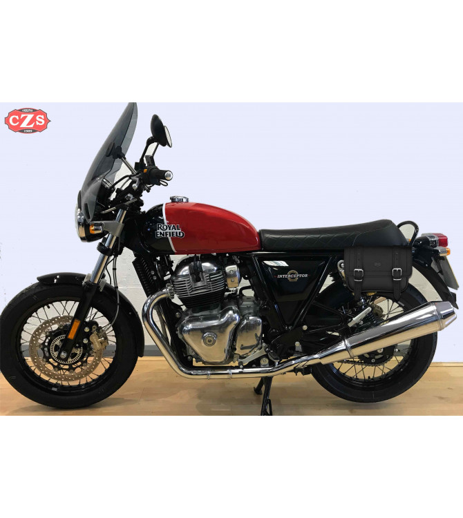 Alforja para basculante para Royal Enfield Interceptor INT 650 mod, LIVE to RIDE Básica - Adaptable