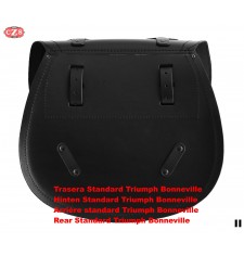 Sacoche pour Triumph Bonneville T100/T120 mod, BANDO Basique - Noir - Spécifique