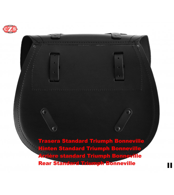 Sacoche pour Triumph Bonneville T100/T120 mod, BANDO Basique - Noir - Spécifique