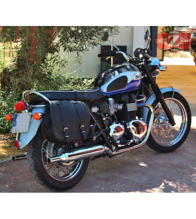 Alforja para Triumph Bonneville T100/T120 mod, BANDO  Básica - Negro - Específica