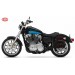 Borsa da sella con foro per ammortizzatore per Harley Davidson Sportster mod, MULACEN - Specifico 