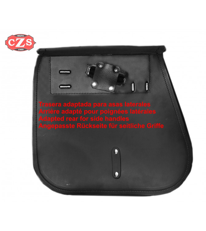 Borse in pelle per Kawasaki W800-W650 mod, MULACEN - Specifico con foro per maniglie