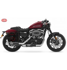 Sacoche pour Sportster Harley Davidson mod, MULACEN - Creuse Amortisseur - Spécifique 