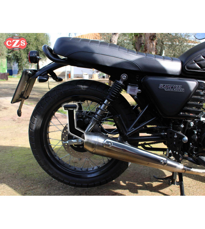 Alforja para Hanway Raw BlackCafe 125 mod, CENTURION Adaptable - DERECHA